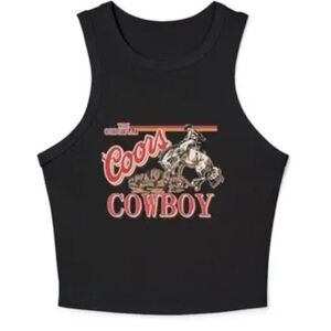 The Original Coors Cowboy Crop Tank (S)